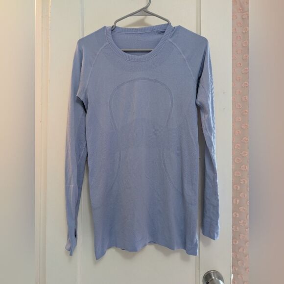 NWOT Lululemon Run: Swiftly Tech Long Sleeve Lavender Dusk Size 8 Athletic - Picture 4 of 6
